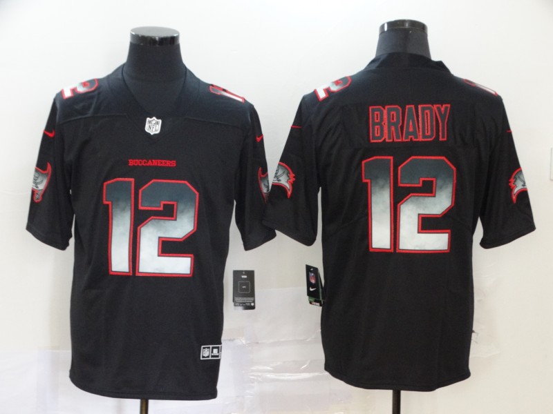 Men Tampa Bay Buccaneers #12 Brady black New Nike Limited Vapor Untouchable NFL Jerseys style 3